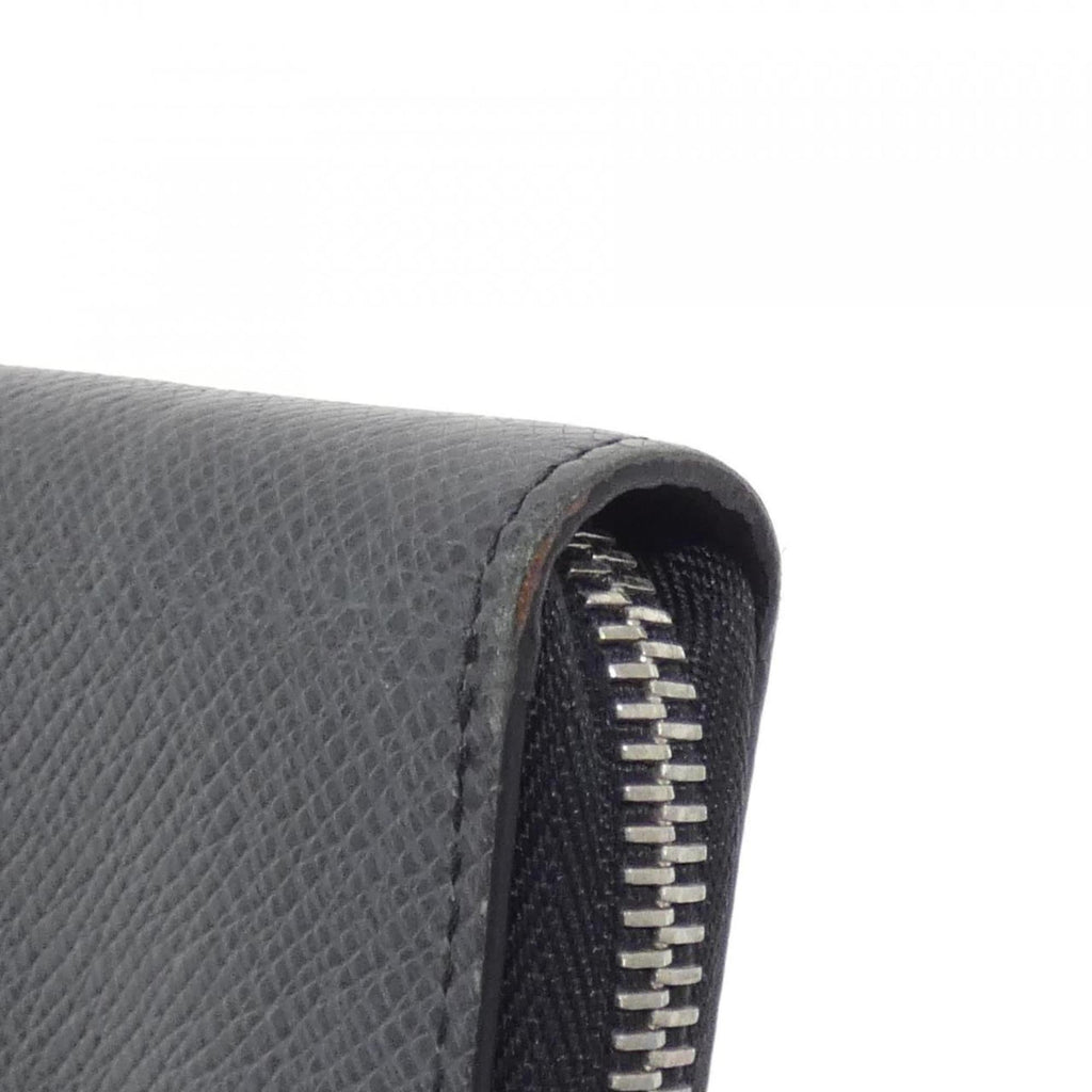 Louis Vuitton Gris Leather Long Wallet (Bi-Fold) (Pre-Owned)