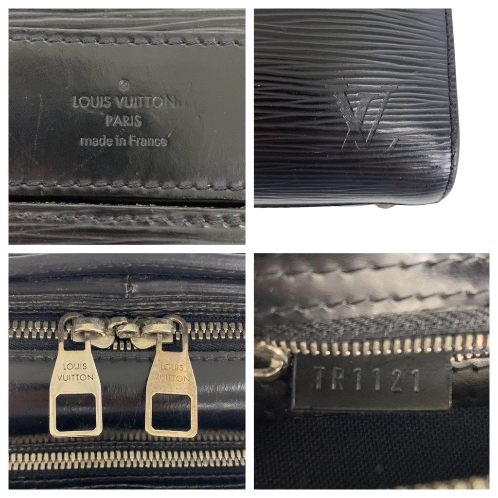 Louis Vuitton Black Noir Epi Leather Briefcase (Pre-Owned)