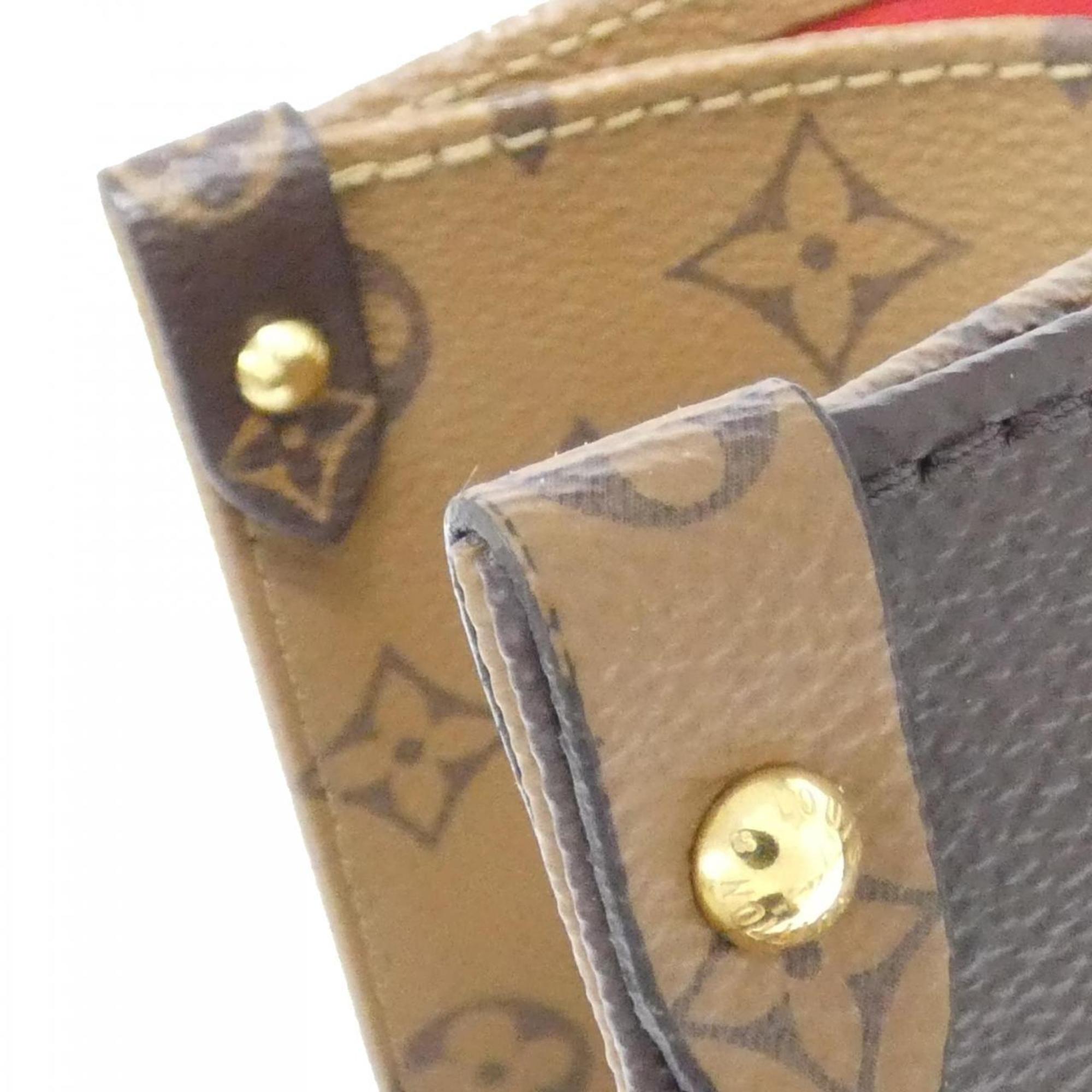 Louis Vuitton Marron Coated Canvas Handbag (Pre-Owned)