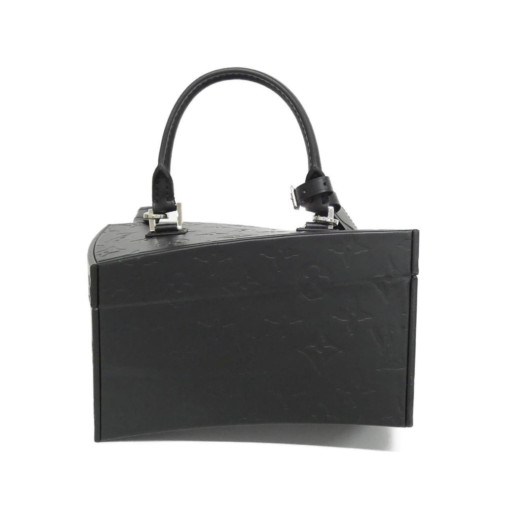 Louis Vuitton Black Leather Handbag (Pre-Owned)