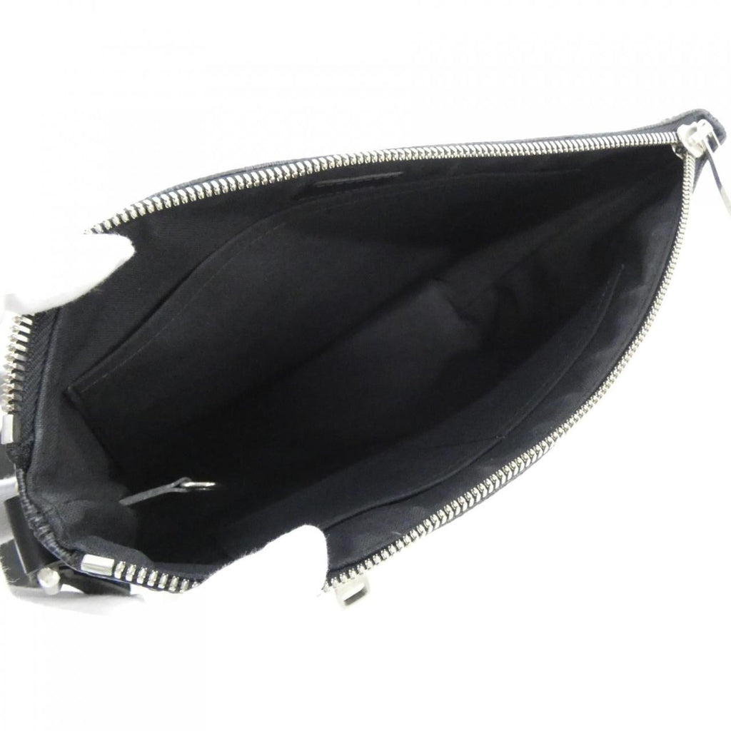 Louis Vuitton Dark Gray Graphite Coated Canvas Shoulder Bag (Pre-Owned)