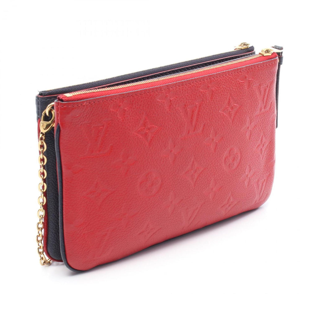 Louis Vuitton Monogram Empreinte Marine Rouge Navy Red Color Monogram Empreinte Pochette Shoulder Bag (Pre-Owned)