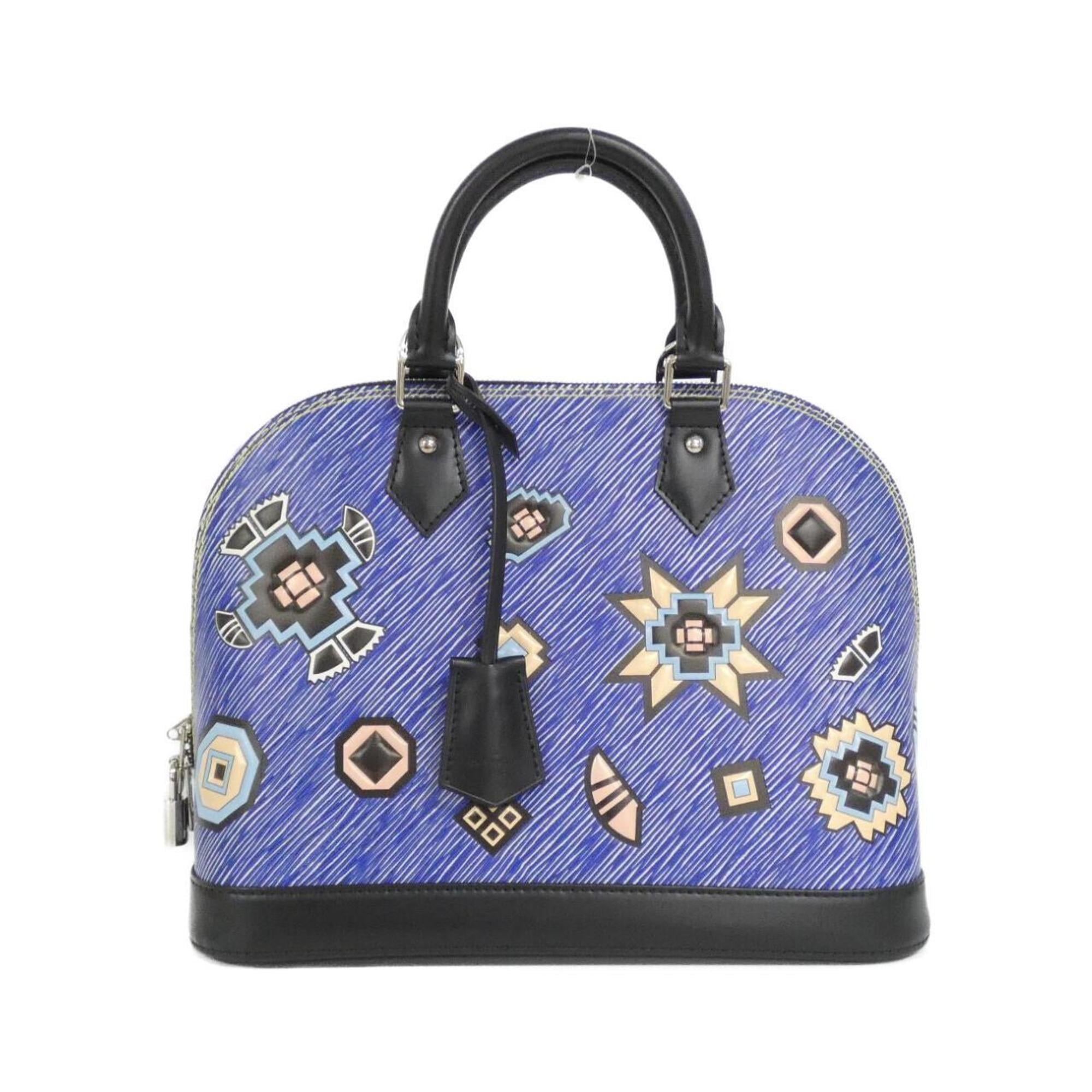 Louis Vuitton Blue Leather Handbag (Pre-Owned)