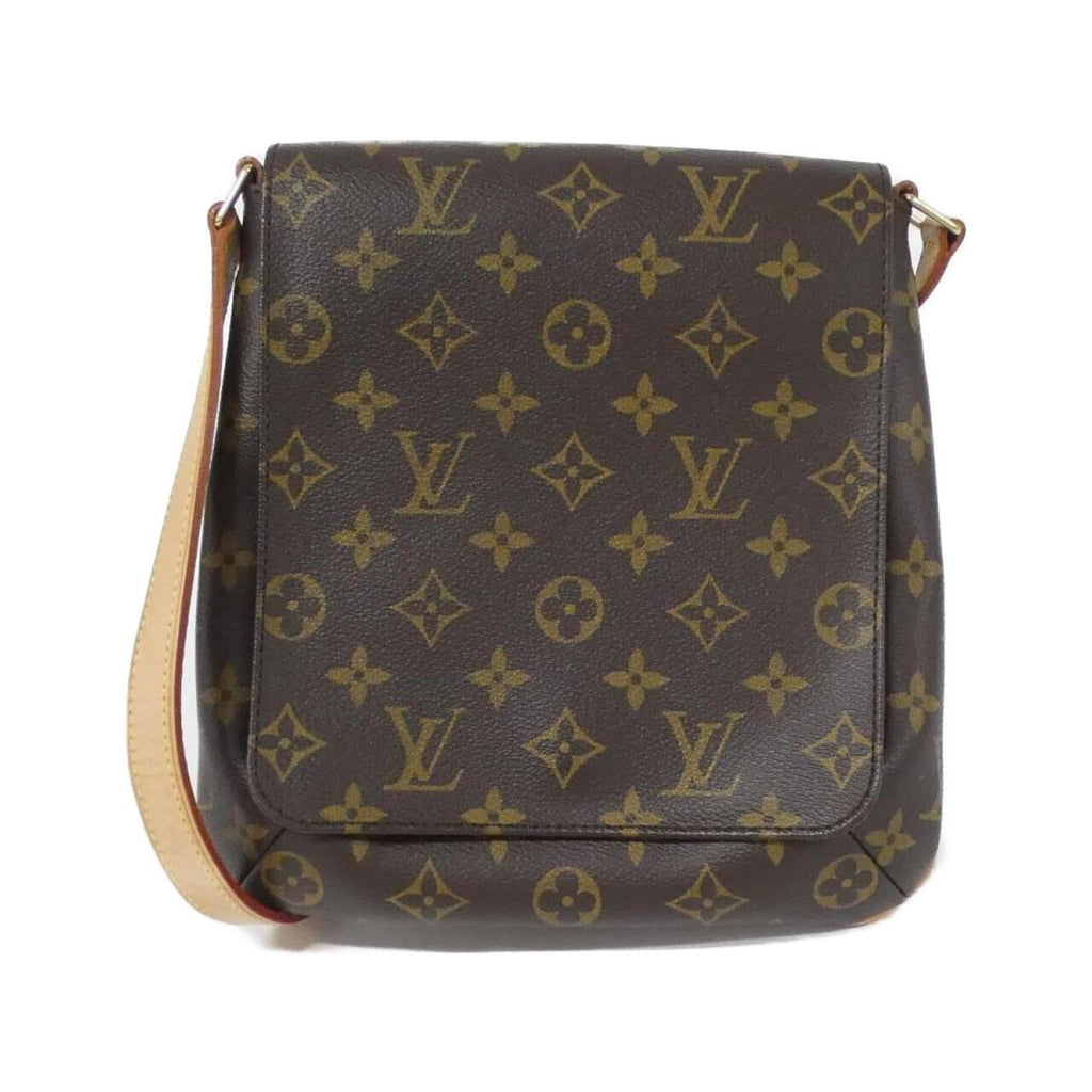 Louis Vuitton Marron Coated Canvas Shoulder Bag (Pre-Owned)