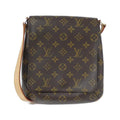 Louis Vuitton Marron Coated Canvas Shoulder Bag (Pre-Owned)