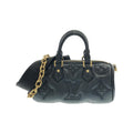 Louis Vuitton Black Leather Shoulder Bag (Pre-Owned)