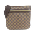 Louis Vuitton Ebene Coated Canvas Pochette Shoulder Bag (Pre-Owned)
