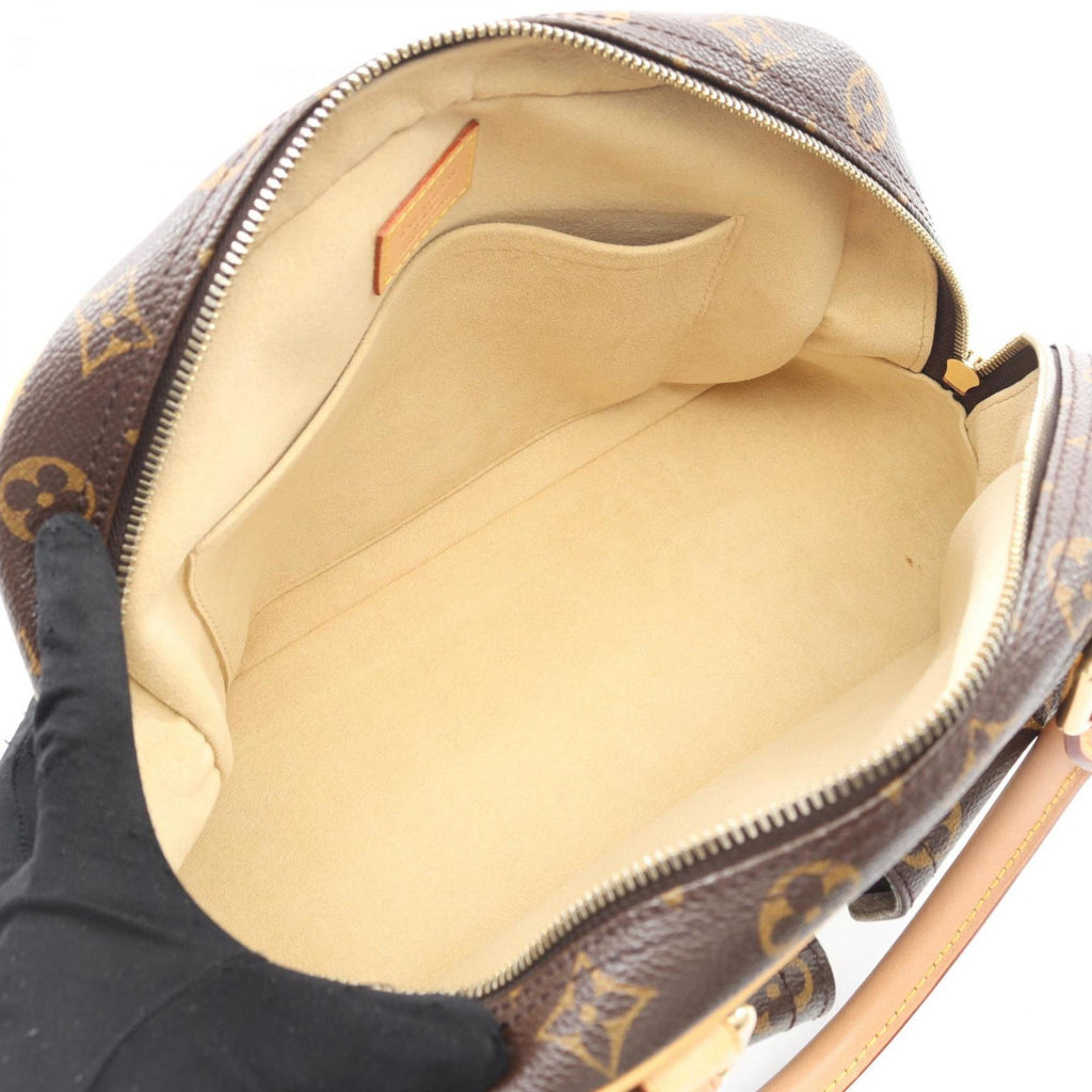 Louis Vuitton Brown Coated Canvas Leather Handbag (Pre-Owned)