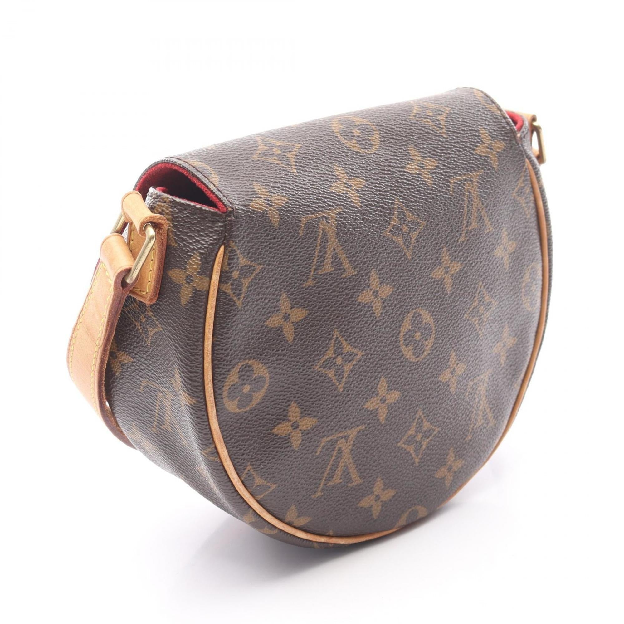 Louis Vuitton Brown Pvc Coated Canvas Leather Shoulder Bag (Pre-Owned)