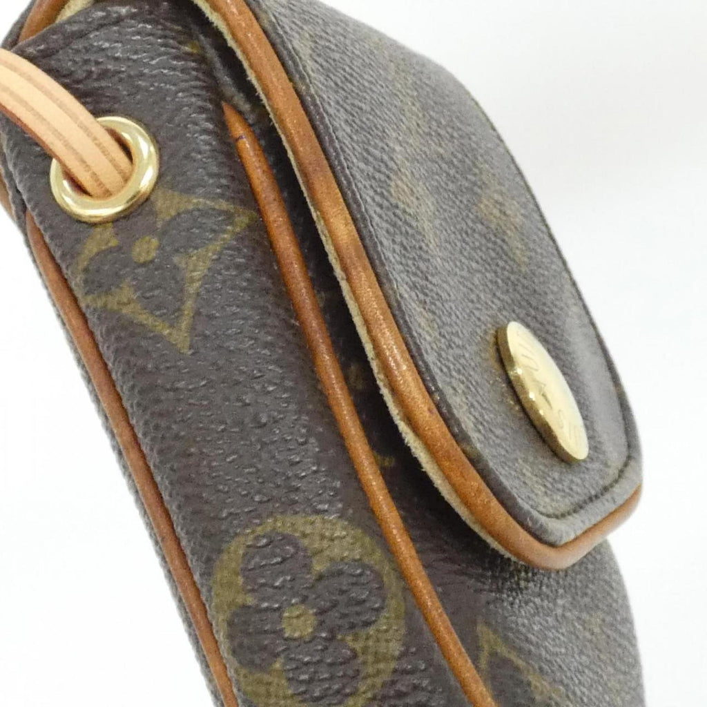 Louis Vuitton Brown Coated Canvas Pochette Shoulder Bag (Pre-Owned)