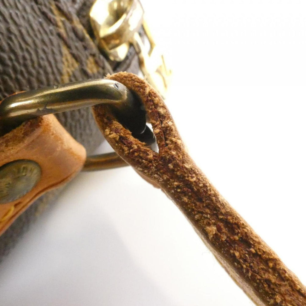Louis Vuitton Marron Coated Canvas Shoulder Bag (Pre-Owned)