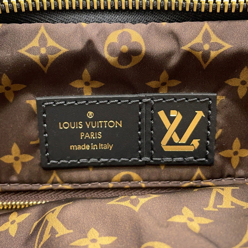 Louis Vuitton Noir Nylon Monogram Backpack (Pre-Owned)