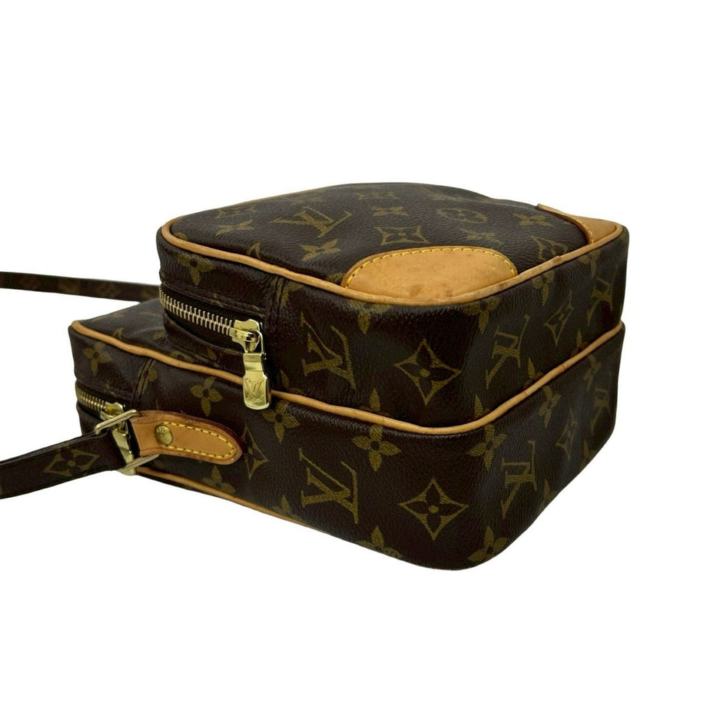 Louis Vuitton Brown Leather Pvc Pochette Shoulder Bag (Pre-Owned)