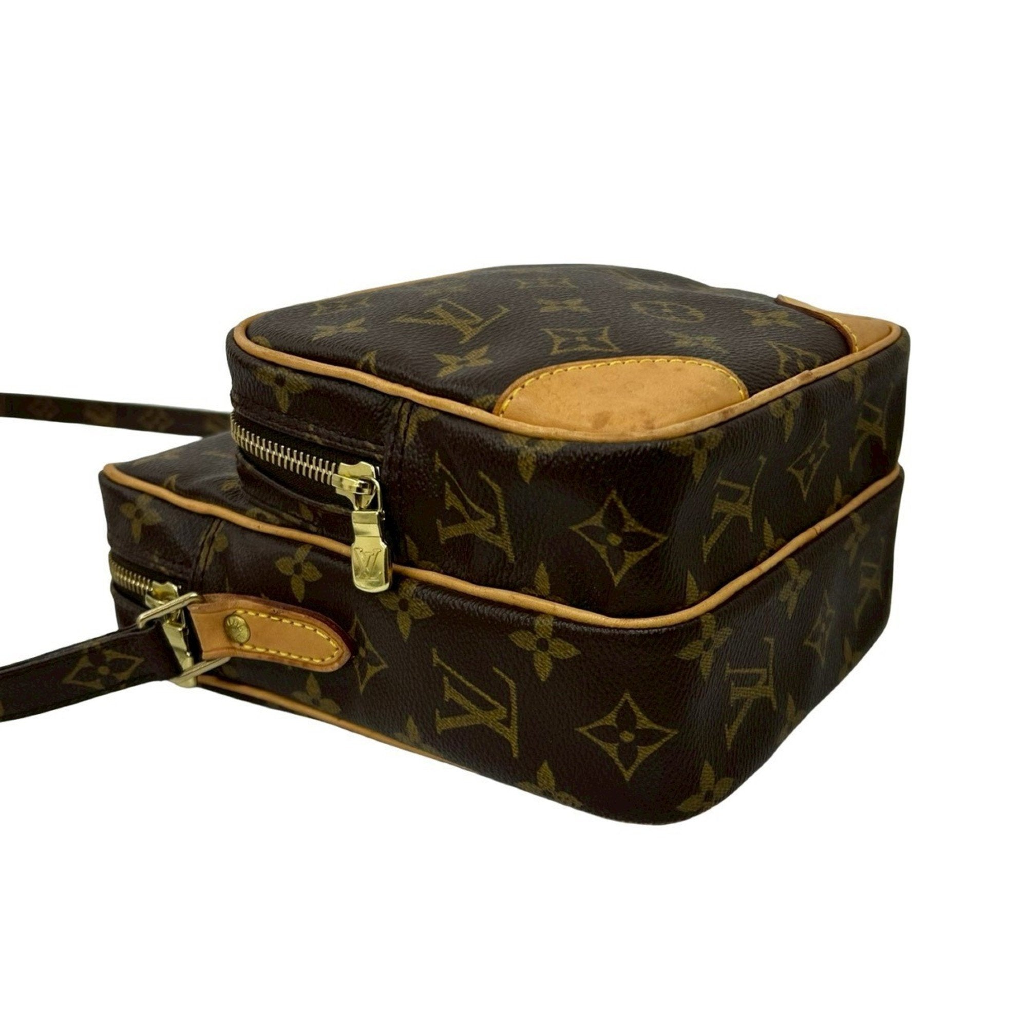 Louis Vuitton Brown Leather Pvc Pochette Shoulder Bag (Pre-Owned)
