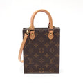 Louis Vuitton Brown Coated Canvas Leather Handbag (Pre-Owned)