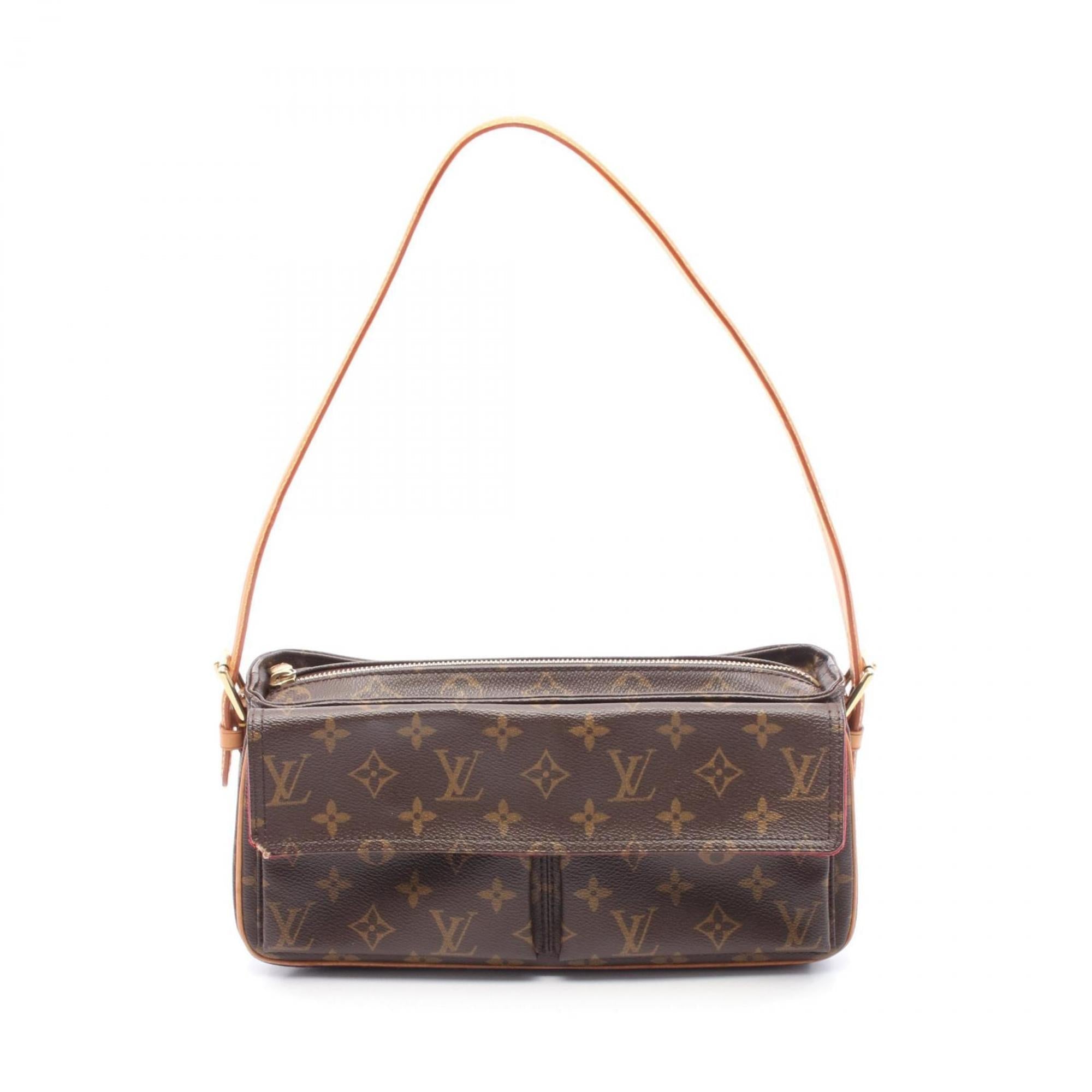 Louis Vuitton Brown Monogram Pvc Coated Canvas Leather Shoulder Bag (Pre-Owned)