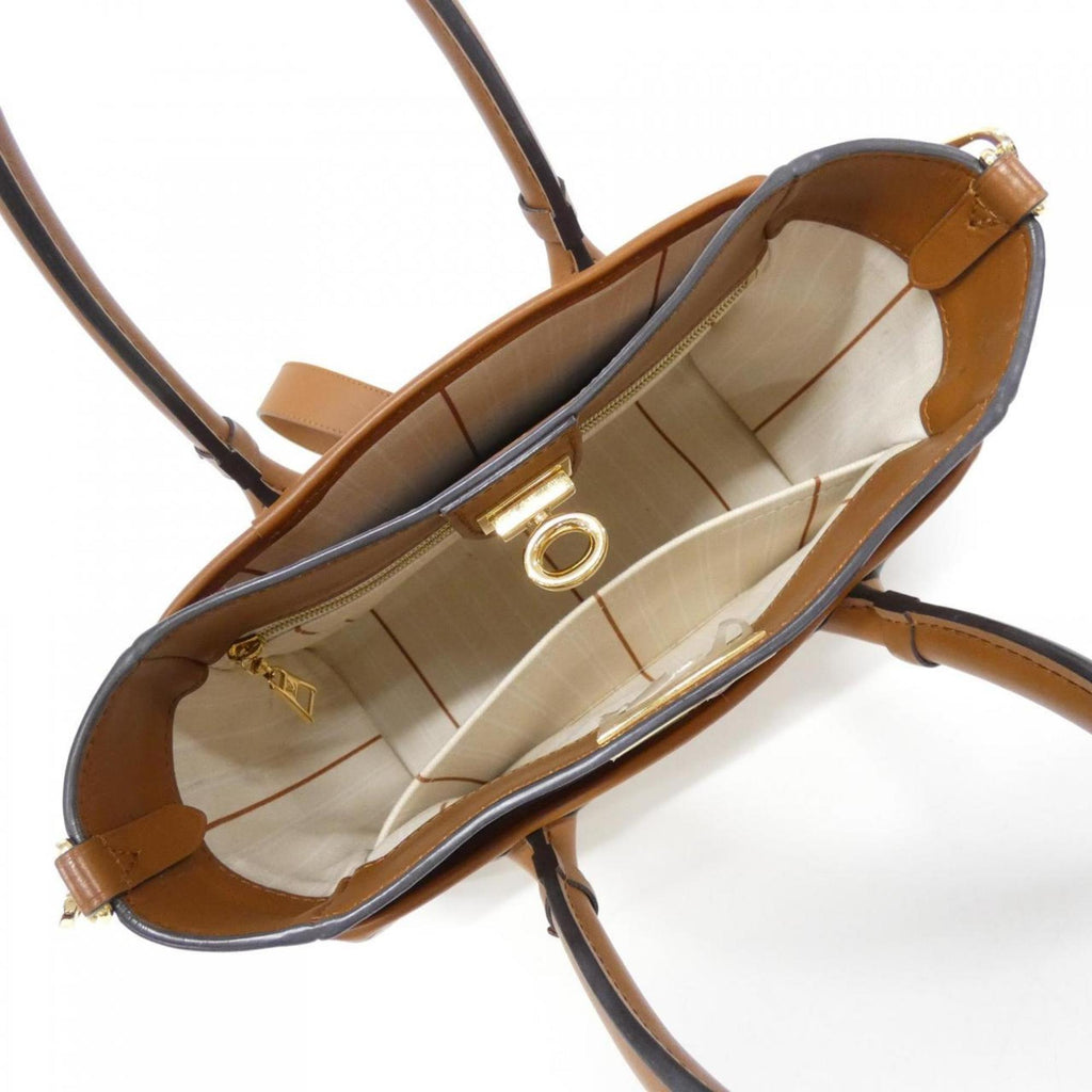 Louis Vuitton Natural Canvas Leather Handbag (Pre-Owned)