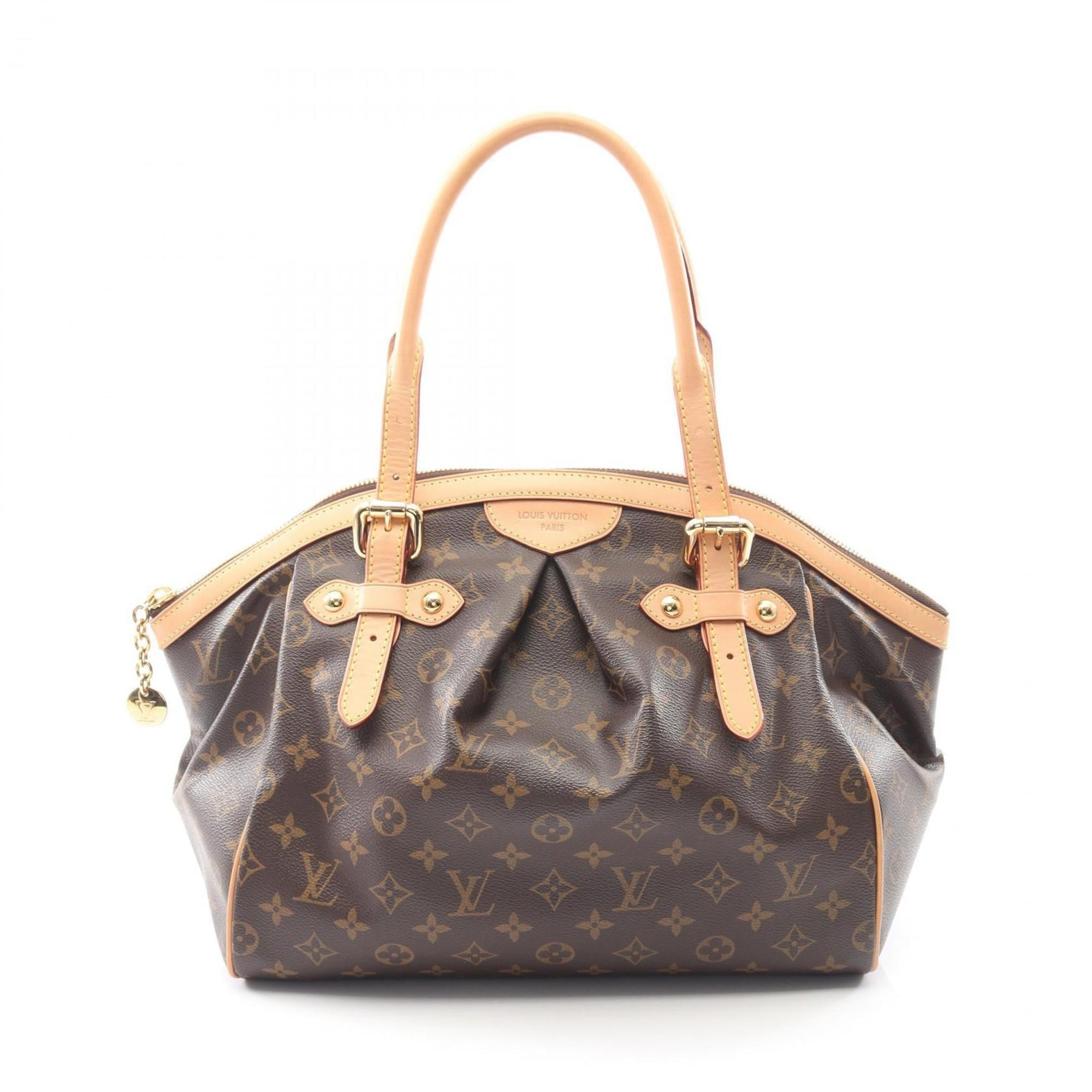Louis Vuitton Monogram Brown Coated Canvas Leather Handbag (Pre-Owned)