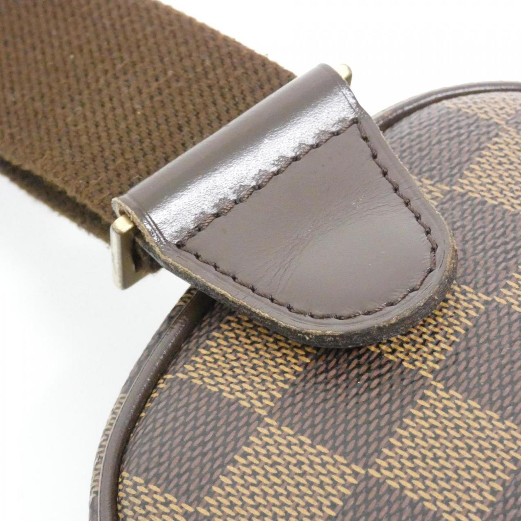 Louis Vuitton Ebene Coated Canvas Pochette Shoulder Bag (Pre-Owned)