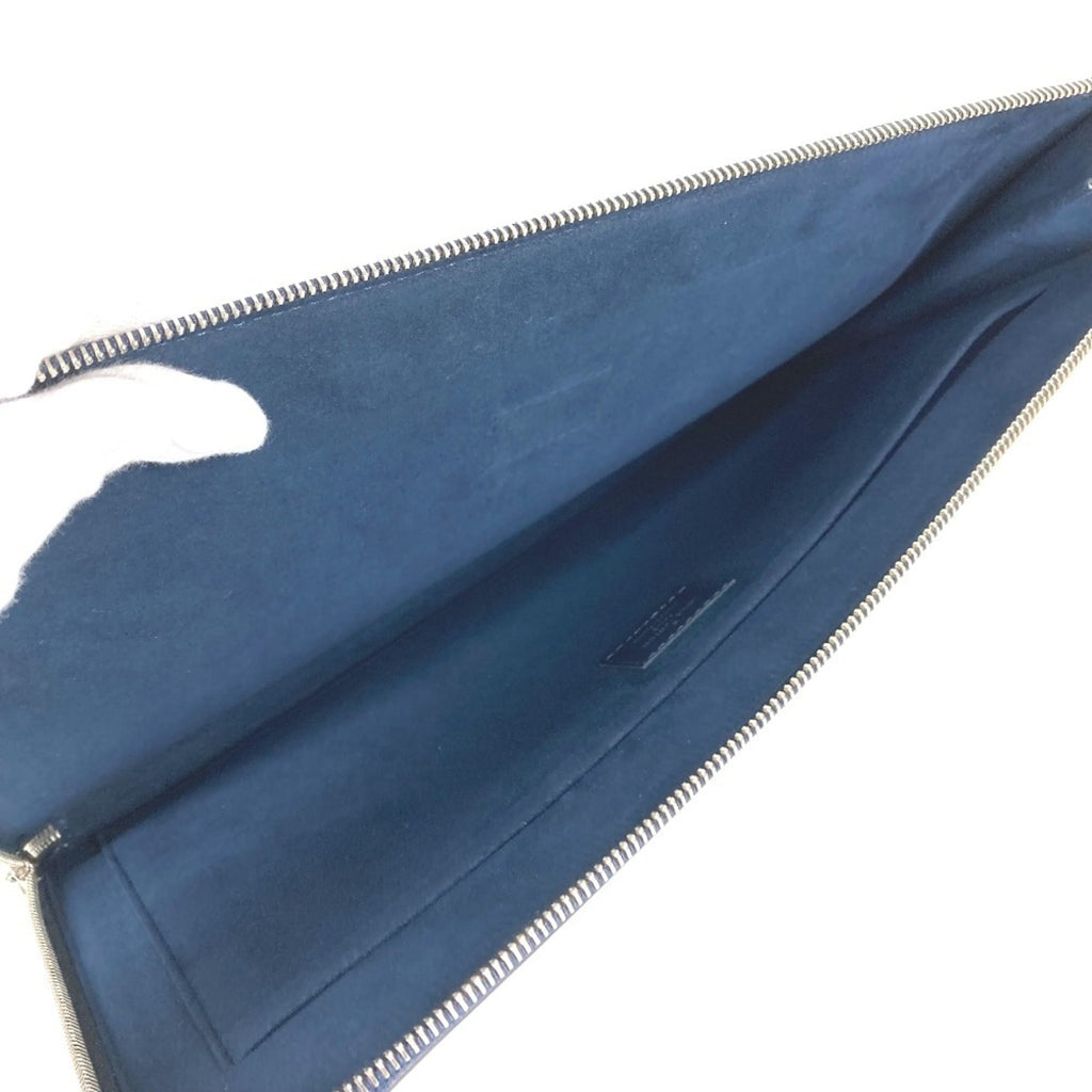 Louis Vuitton Epi Navy Blue Epi Leather Clutch Bag Pochette (Pre-Owned)