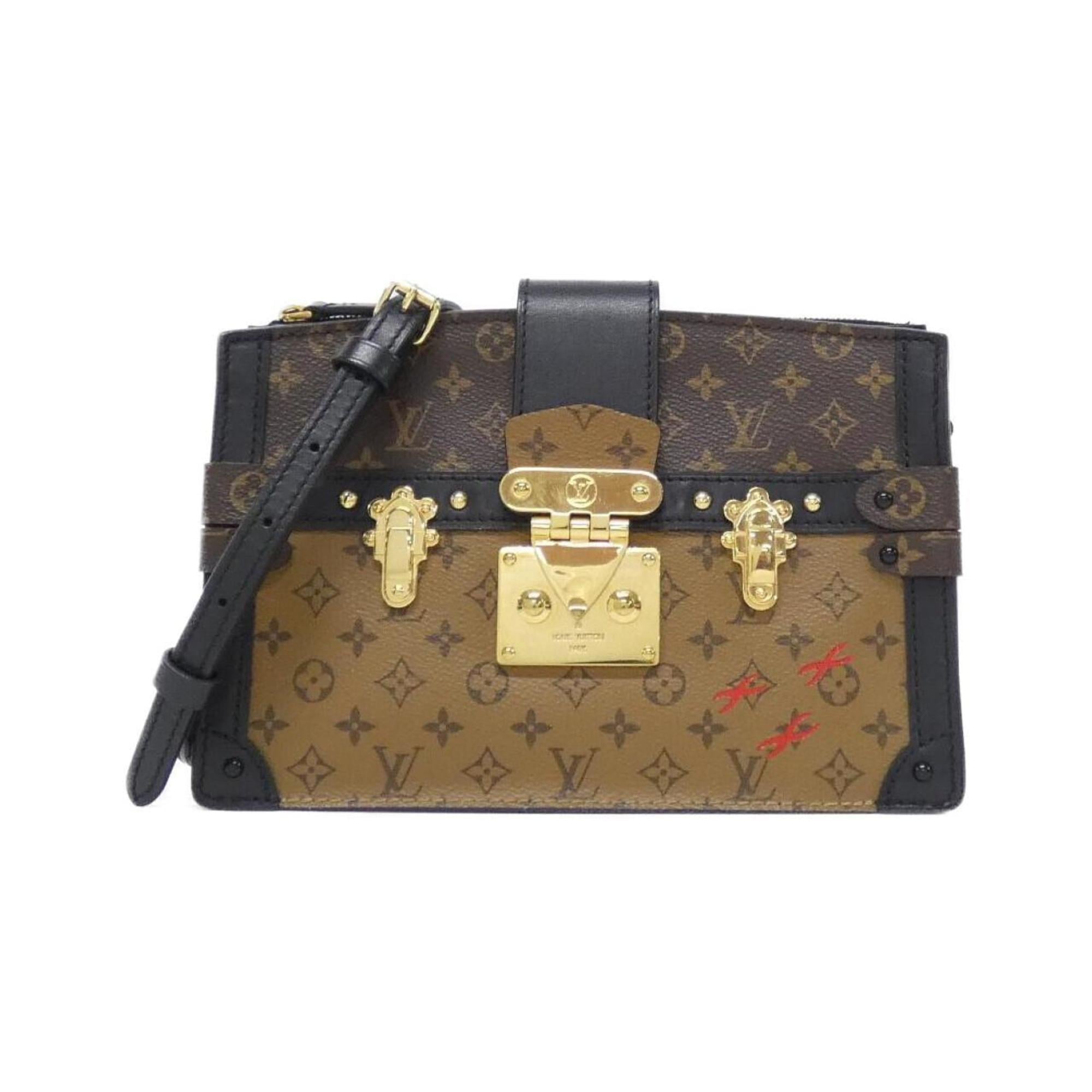 Louis Vuitton Monogram Reverse Marron Monogram Reverse Monogram Reverse Shoulder Bag (Pre-Owned)