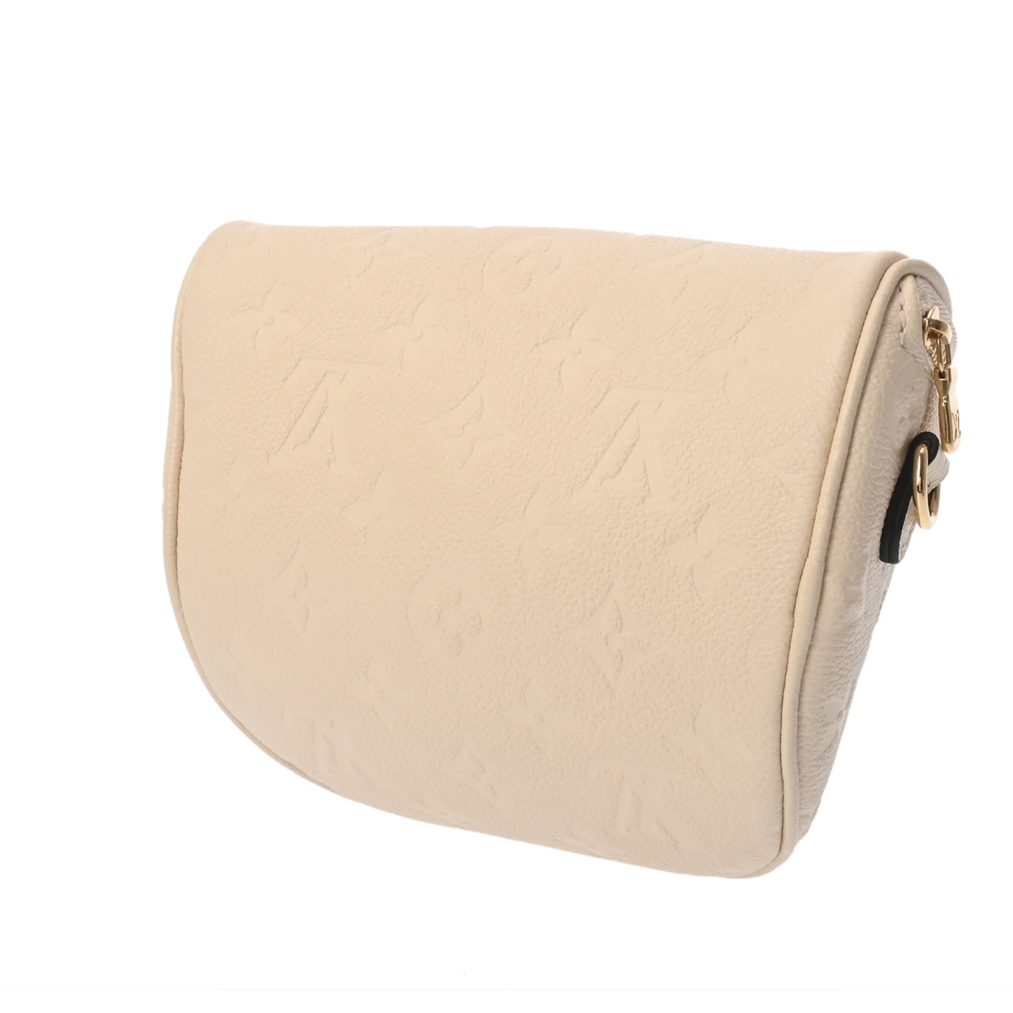 Louis Vuitton Cream Leather Shoulder Bag (Pre-Owned)
