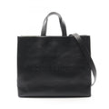 Louis Vuitton Black Leather Tote Bag (Pre-Owned)