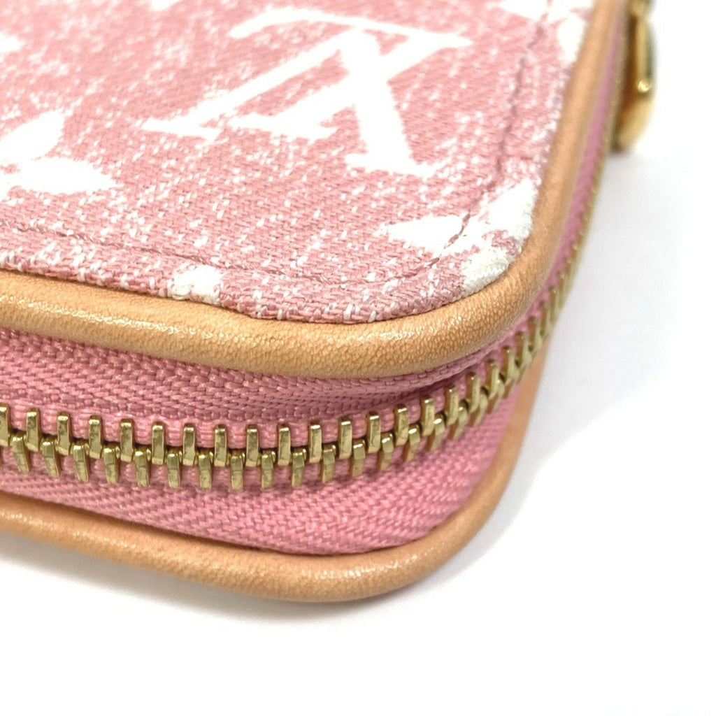 Louis Vuitton Monogram Denim Pink Monogram Denim Long Wallet (Bi-Fold) (Pre-Owned)
