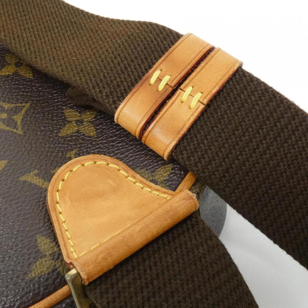 Louis Vuitton Marron Coated Canvas Pochette Shoulder Bag (Pre-Owned)