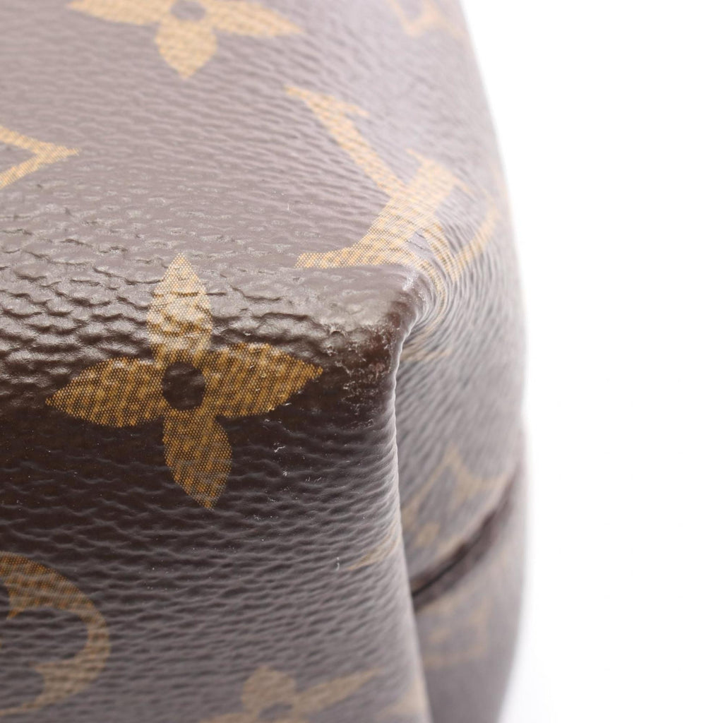 Louis Vuitton Brown Monogram Coated Canvas Leather Handbag (Pre-Owned)