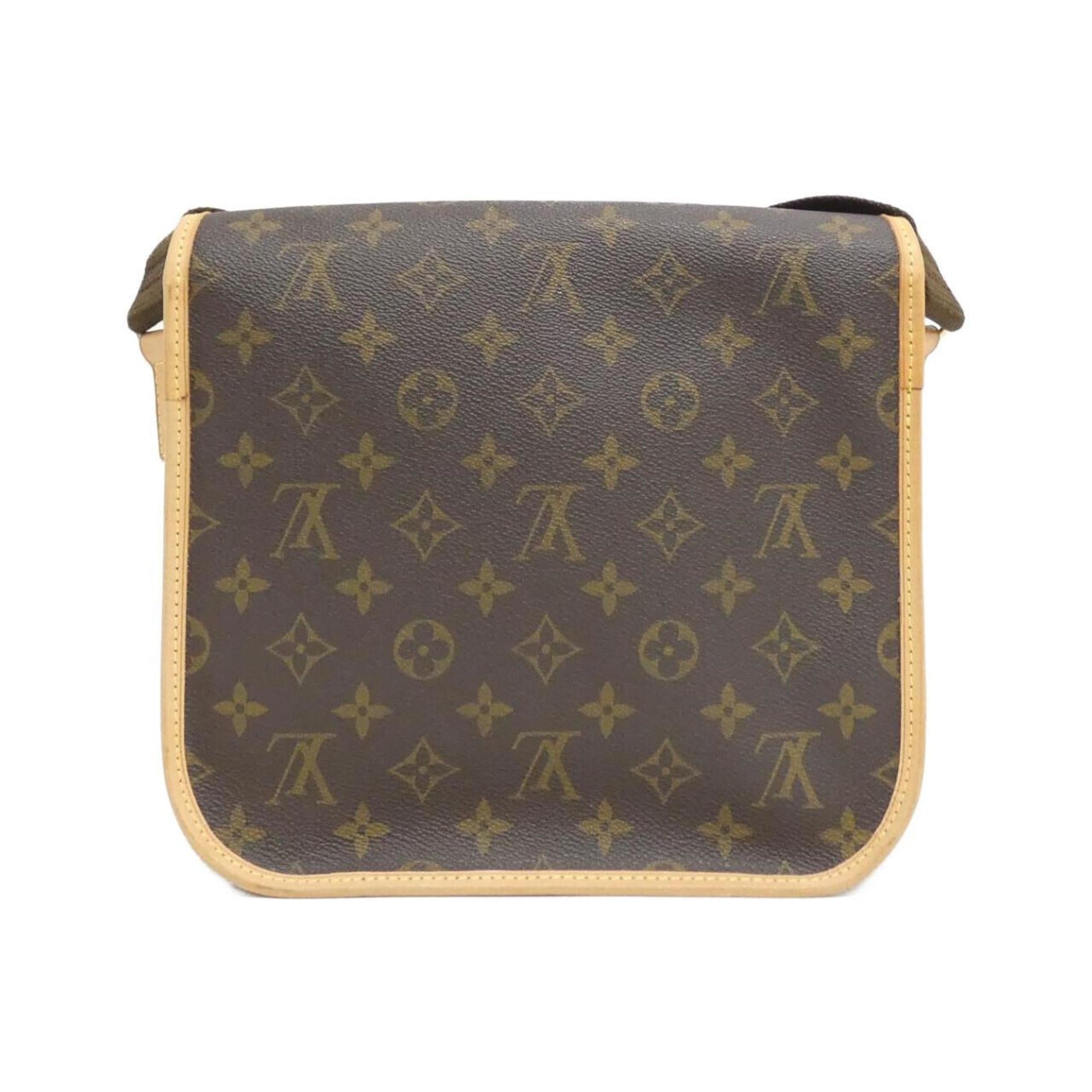 Louis Vuitton Marron Coated Canvas Shoulder Bag (Pre-Owned)