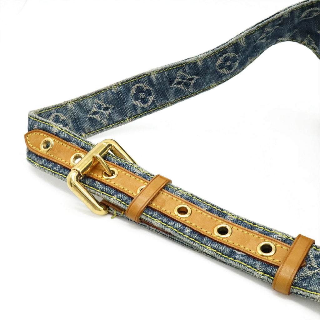 Louis Vuitton Blue Monogram Monogram Denim Fanny Pack Shoulder Bag (Pre-Owned)