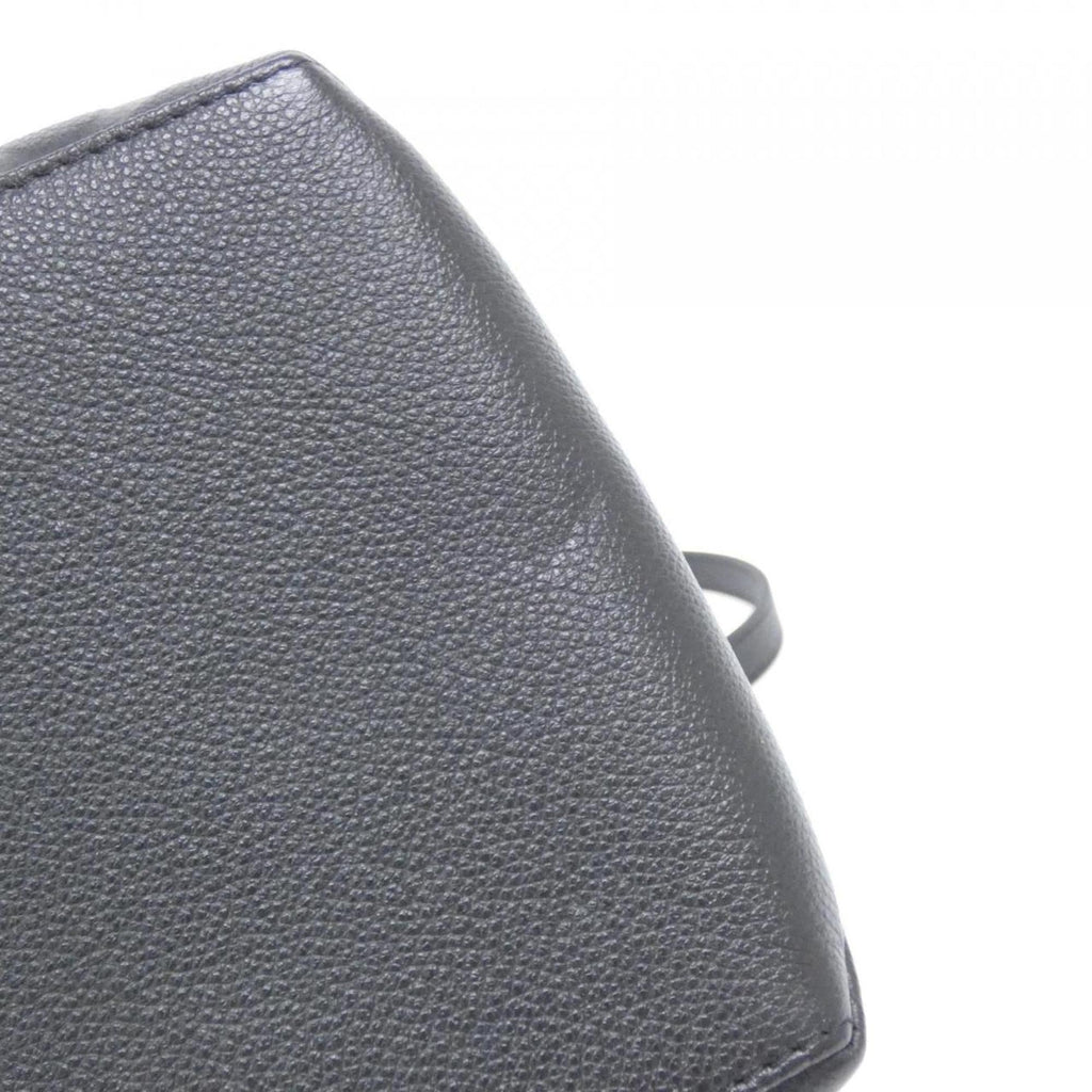 Louis Vuitton Black Leather Handbag (Pre-Owned)