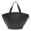 Louis Vuitton Black Noir Epi Leather Handbag Tote Bag (Pre-Owned)