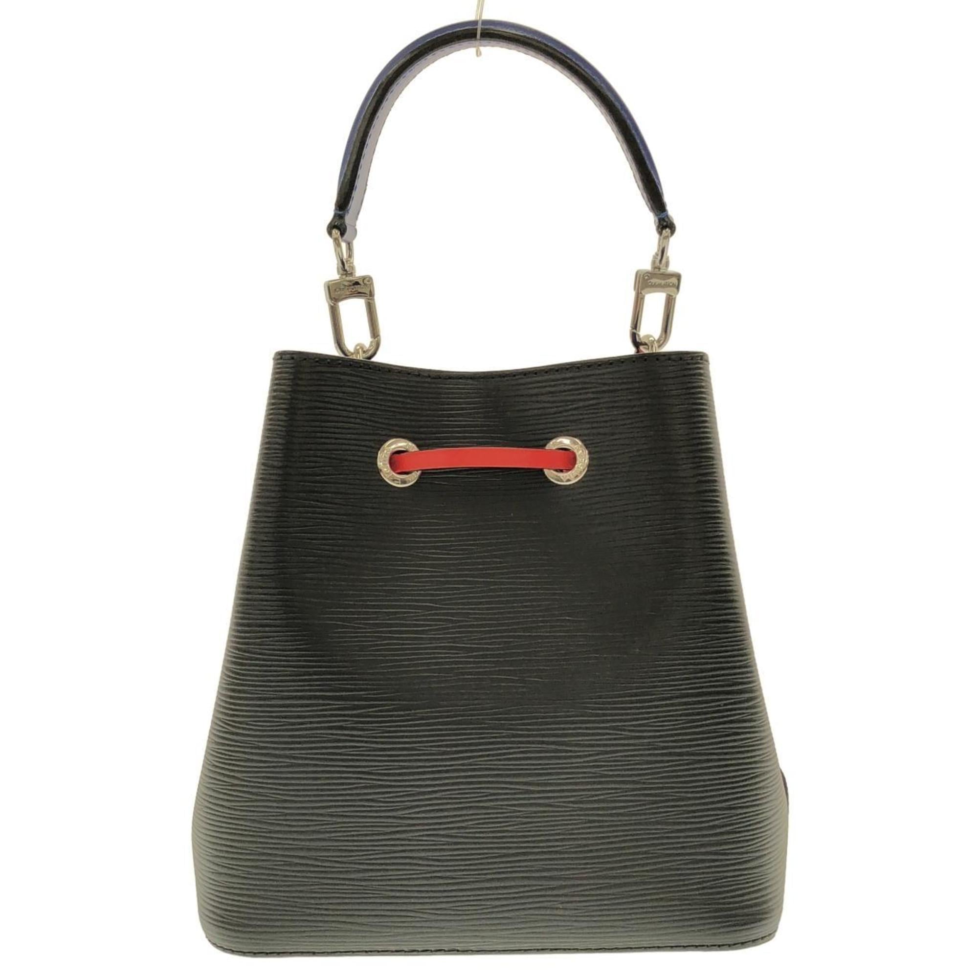 Louis Vuitton Noir Saffron Leather Shoulder Bag (Pre-Owned)