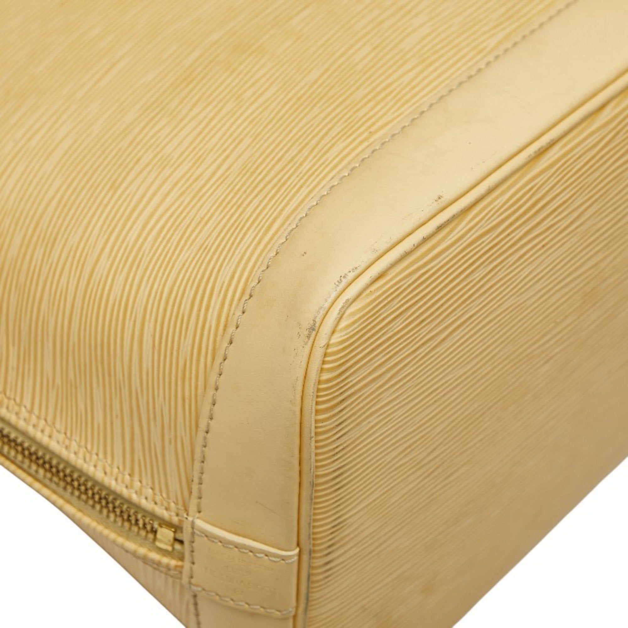Louis Vuitton Yellow Leather Handbag (Pre-Owned)