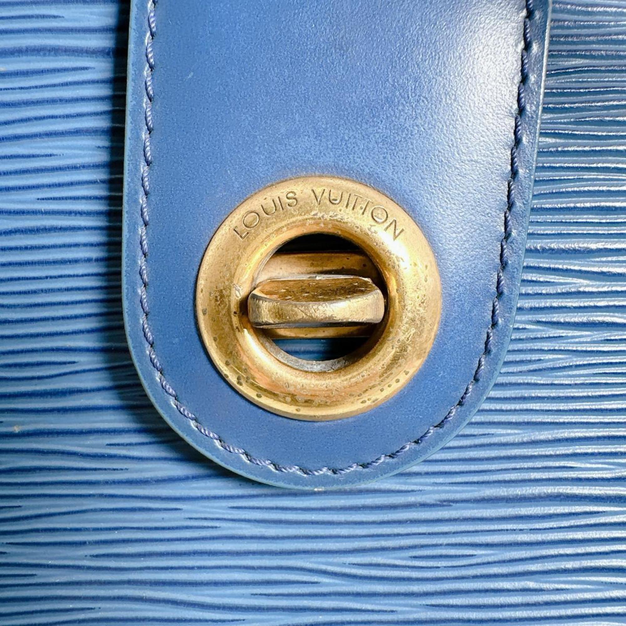 Louis Vuitton Blue Epi Leather Shoulder Bag (Pre-Owned)