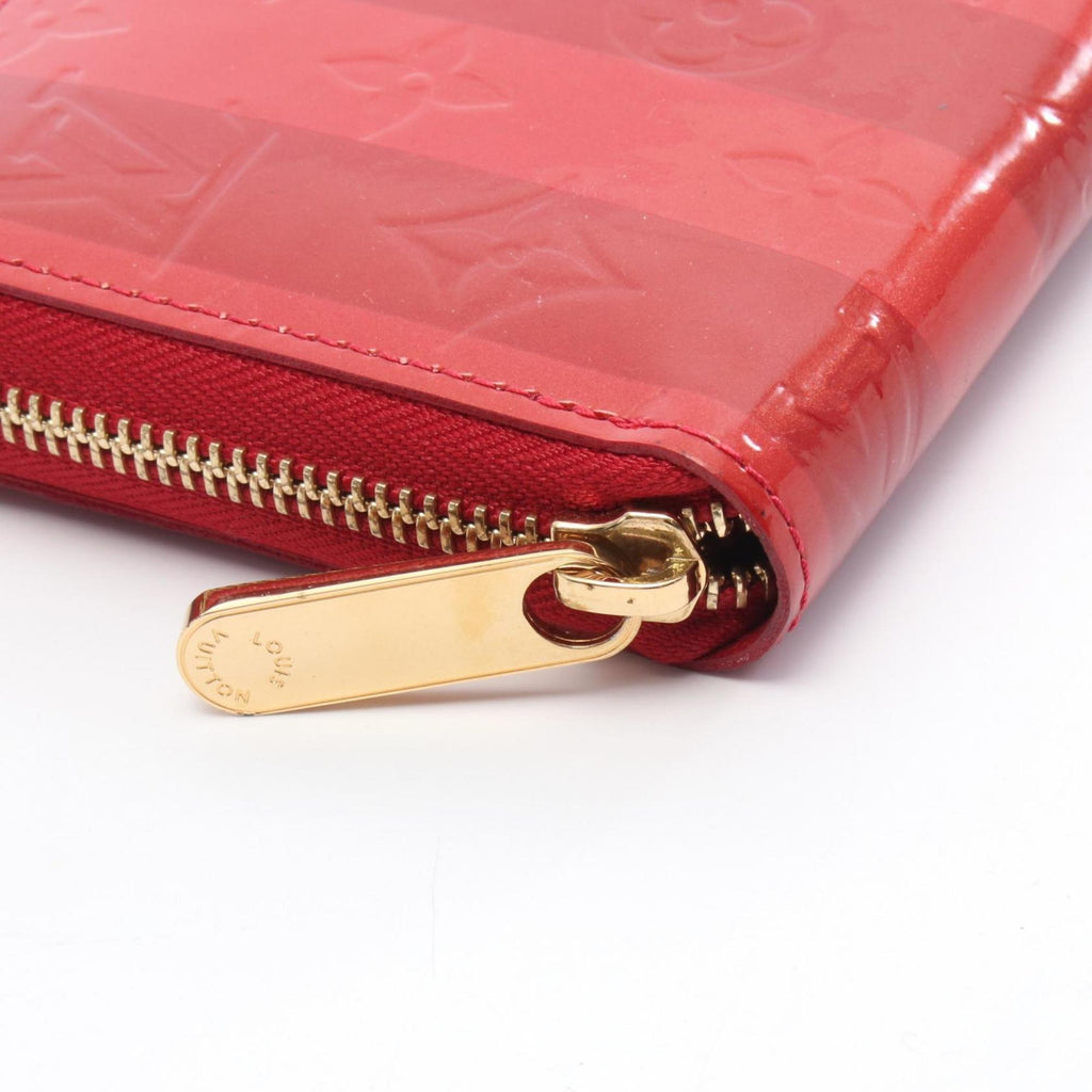 Louis Vuitton Bordeaux Red Color Leather Long Wallet (Bi-Fold) (Pre-Owned)