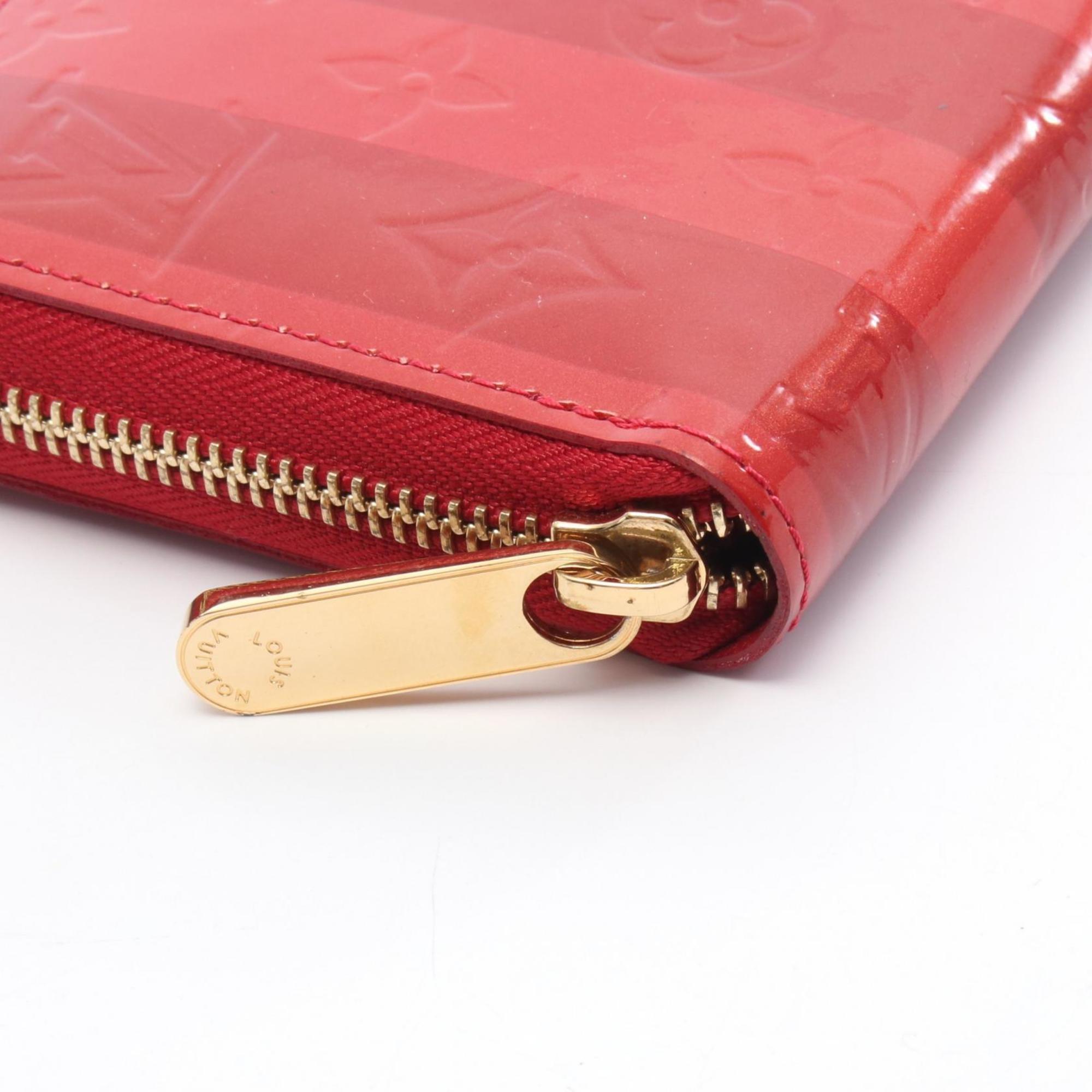 Louis Vuitton Bordeaux Red Color Leather Long Wallet (Bi-Fold) (Pre-Owned)