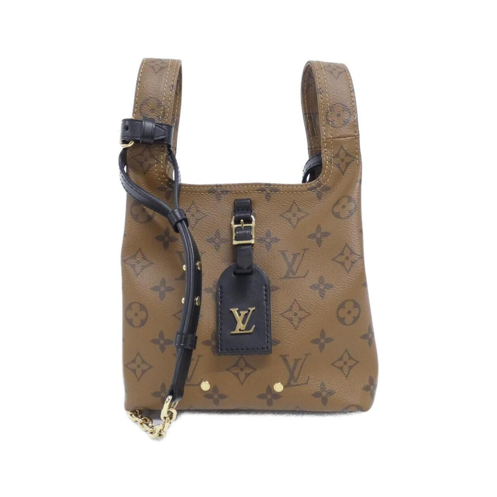 Louis Vuitton Marron Coated Canvas Shoulder Bag (Pre-Owned)