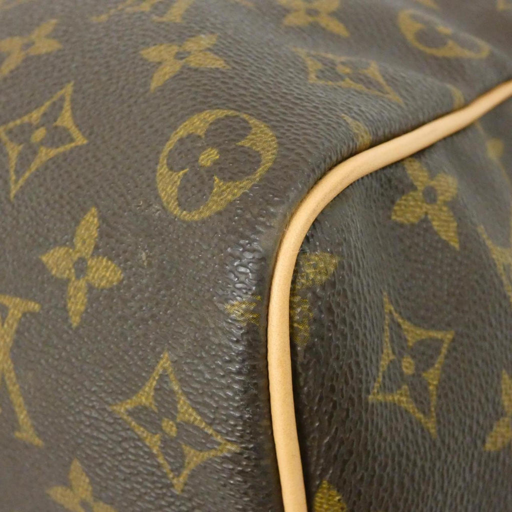 Louis Vuitton Brown Coated Canvas Boston Bag (Pre-Owned)