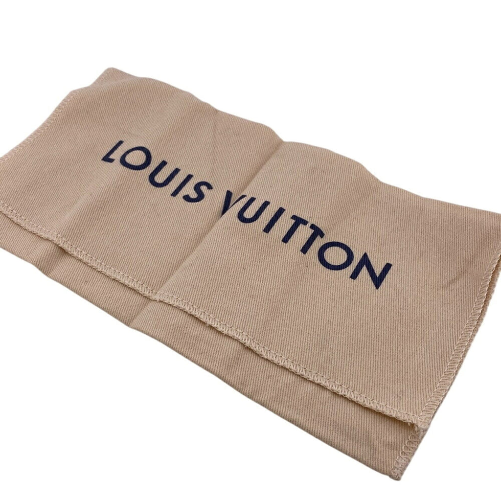 Louis Vuitton Black Leather Long Wallet (Bi-Fold) (Pre-Owned)