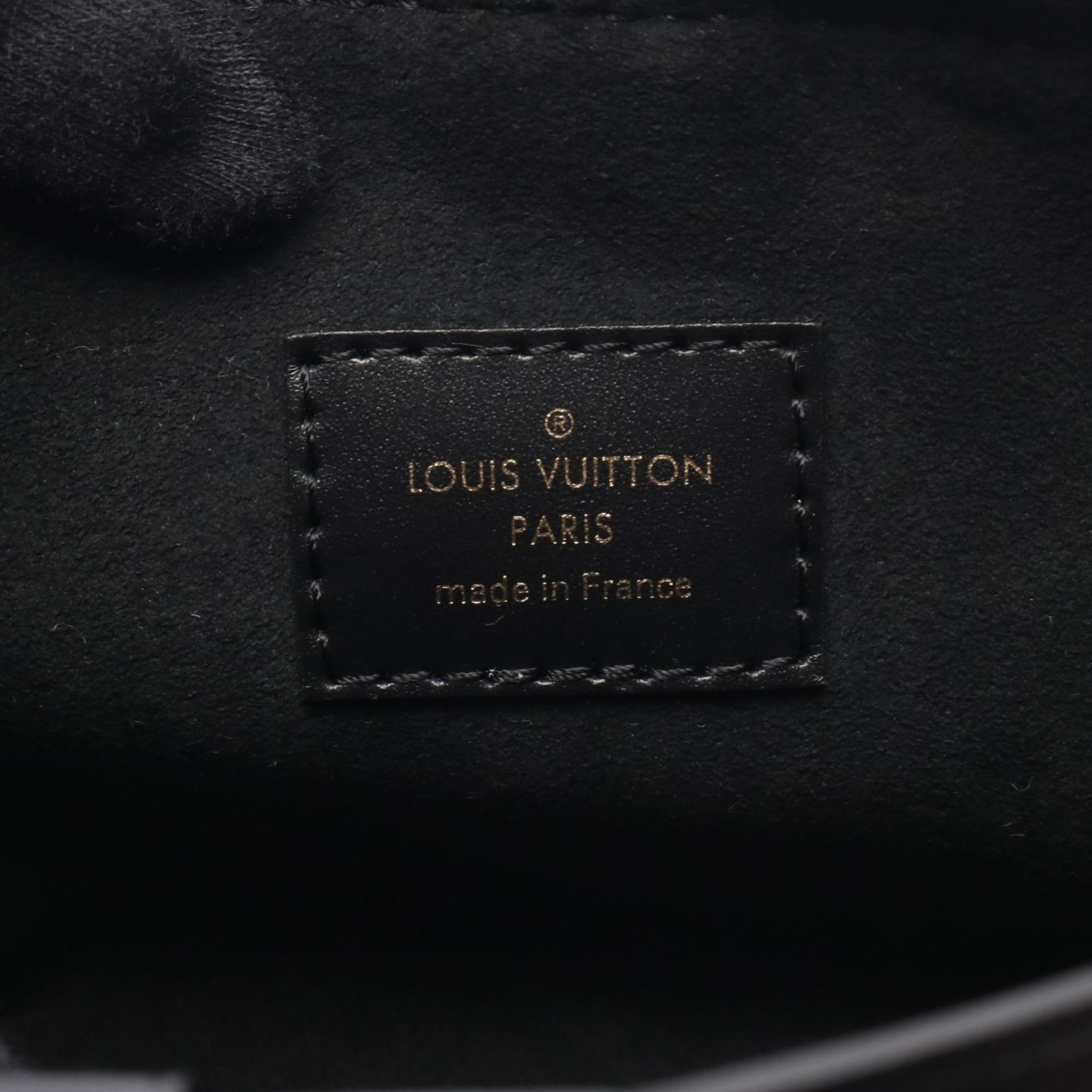 Louis Vuitton Black Brown Monogram Reverse Coated Canvas Shoulder Bag (Pre-Owned)