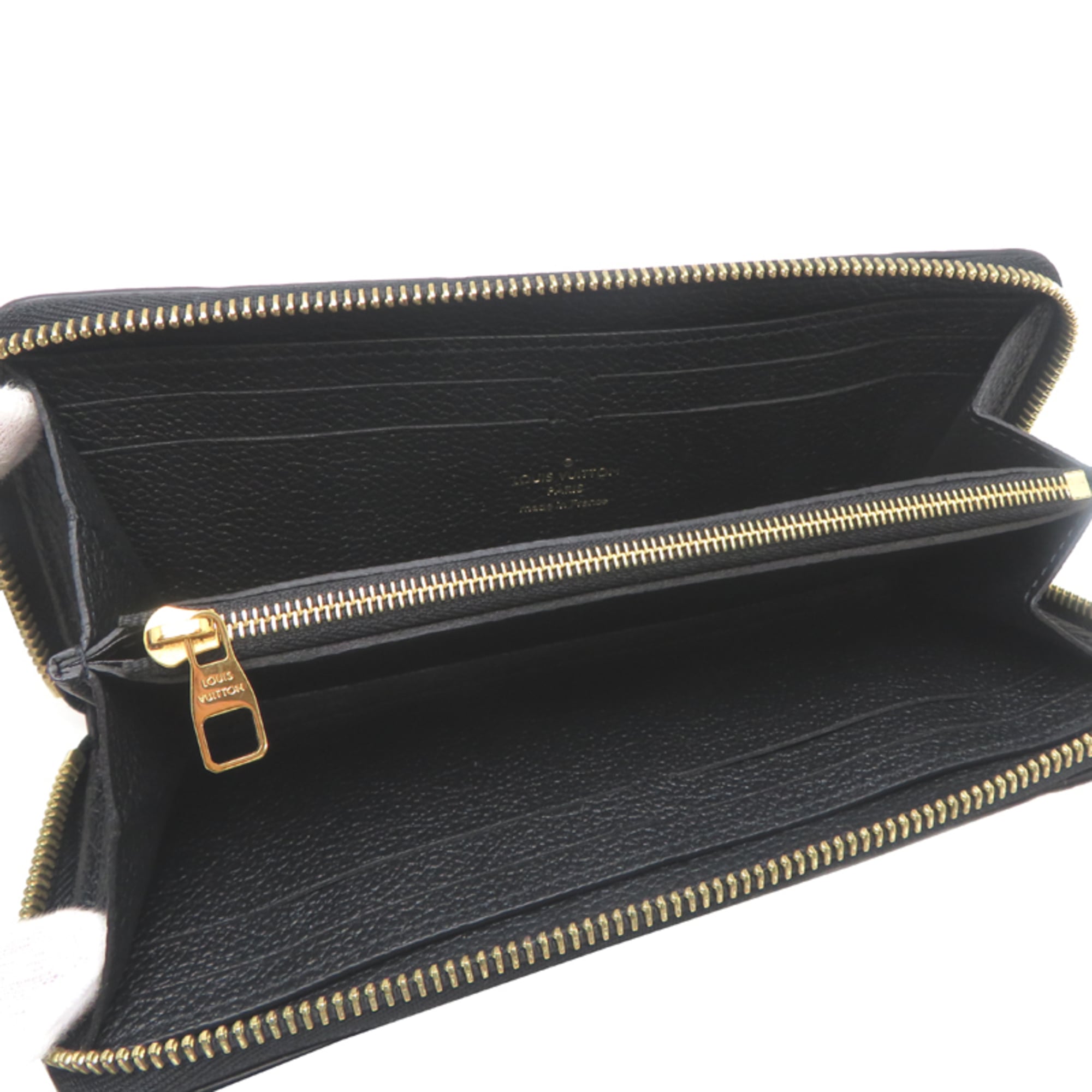 Louis Vuitton Black Noir Monogram Empreinte Long Wallet (Bi-Fold) (Pre-Owned)