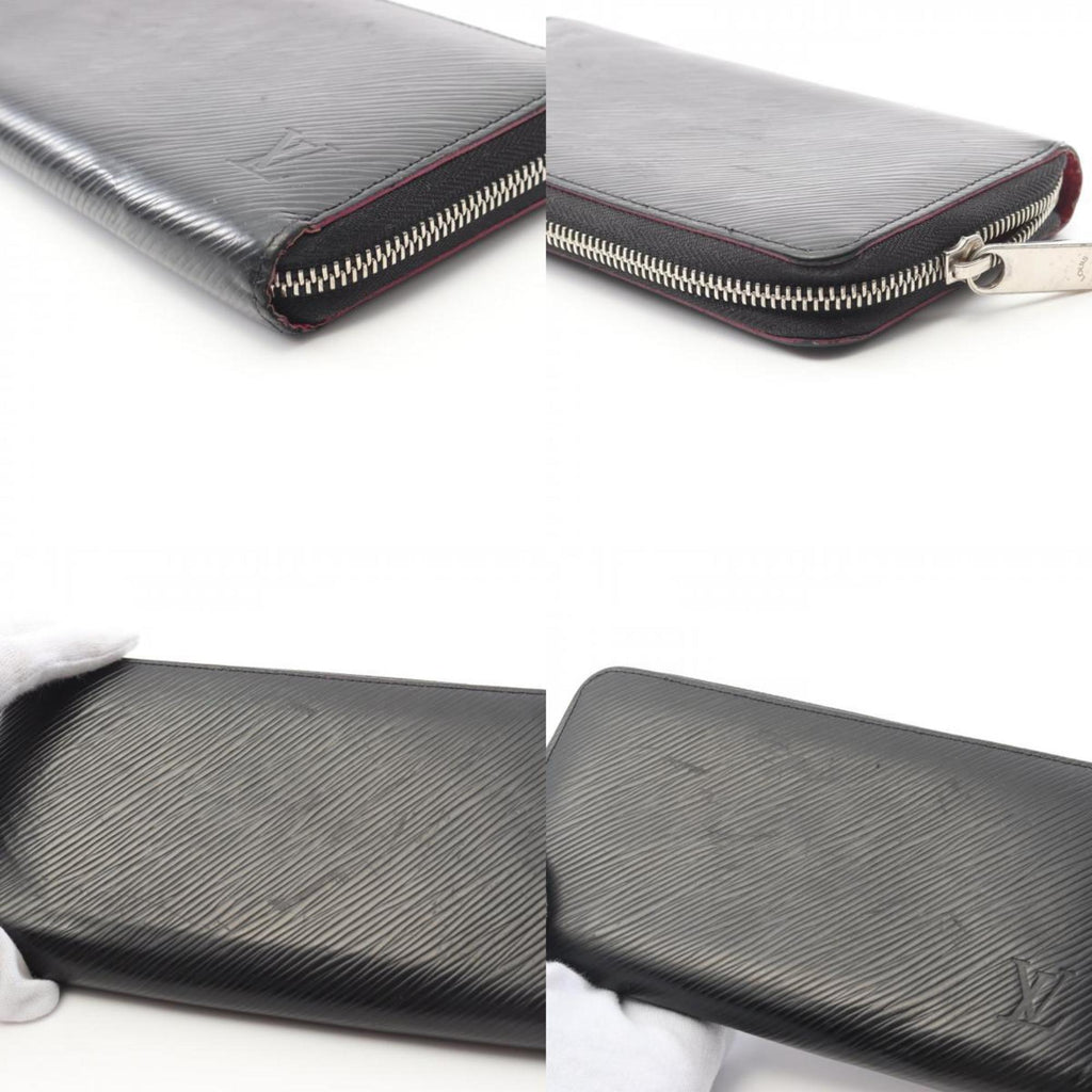 Louis Vuitton Epi Black Pink Epi Leather Long Wallet (Bi-Fold) (Pre-Owned)