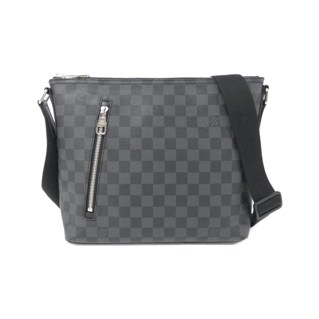 Louis Vuitton Gray Coated Canvas Shoulder Bag (Pre-Owned)