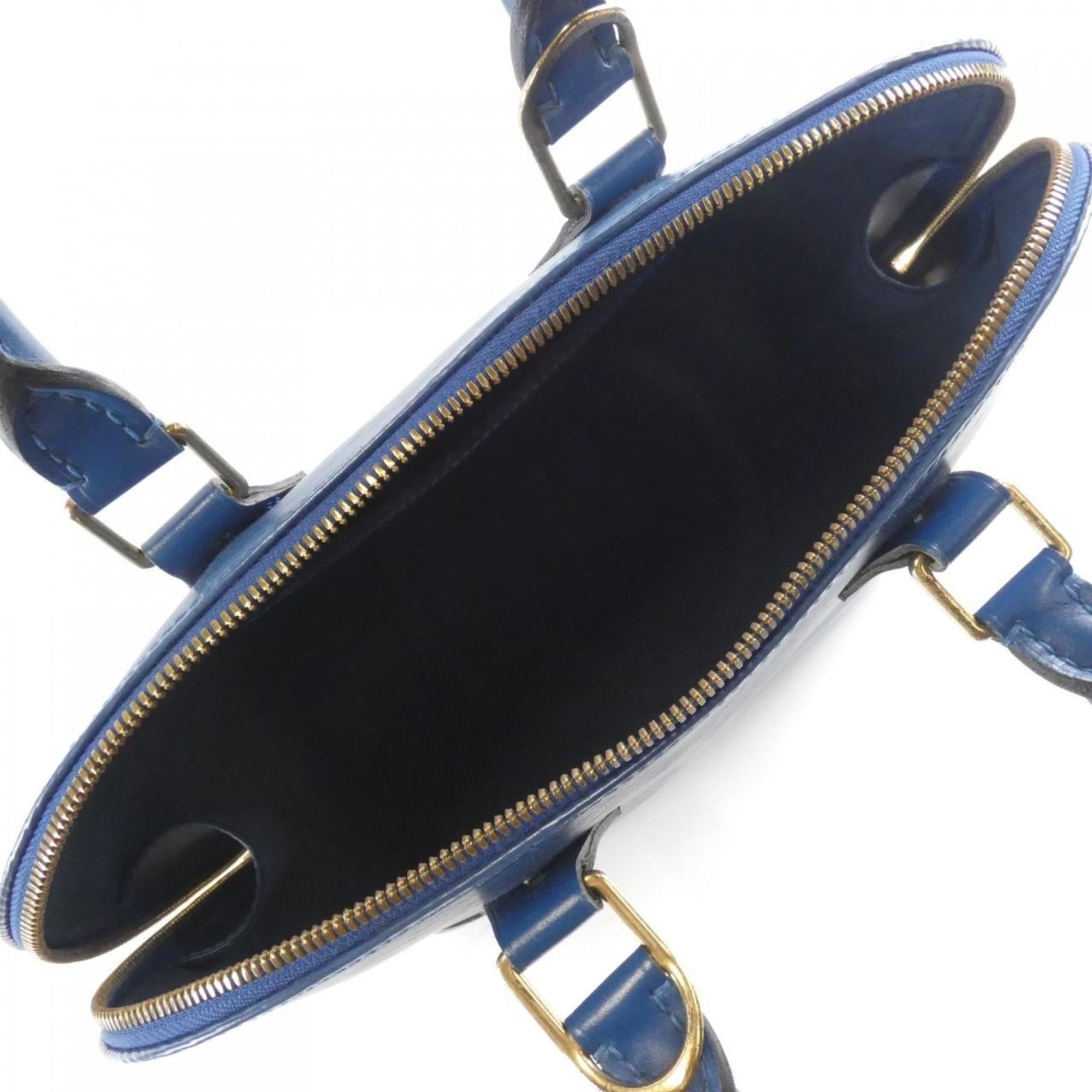 Louis Vuitton Blue Leather Handbag (Pre-Owned)