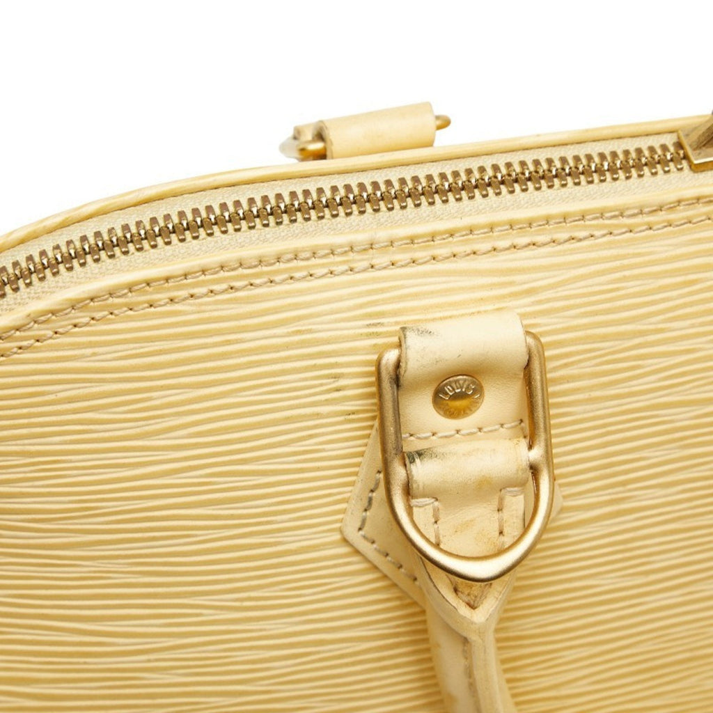 Louis Vuitton Yellow Leather Handbag (Pre-Owned)