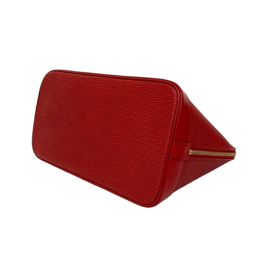 Louis Vuitton Red Color Epi Leather Handbag Tote Bag (Pre-Owned)