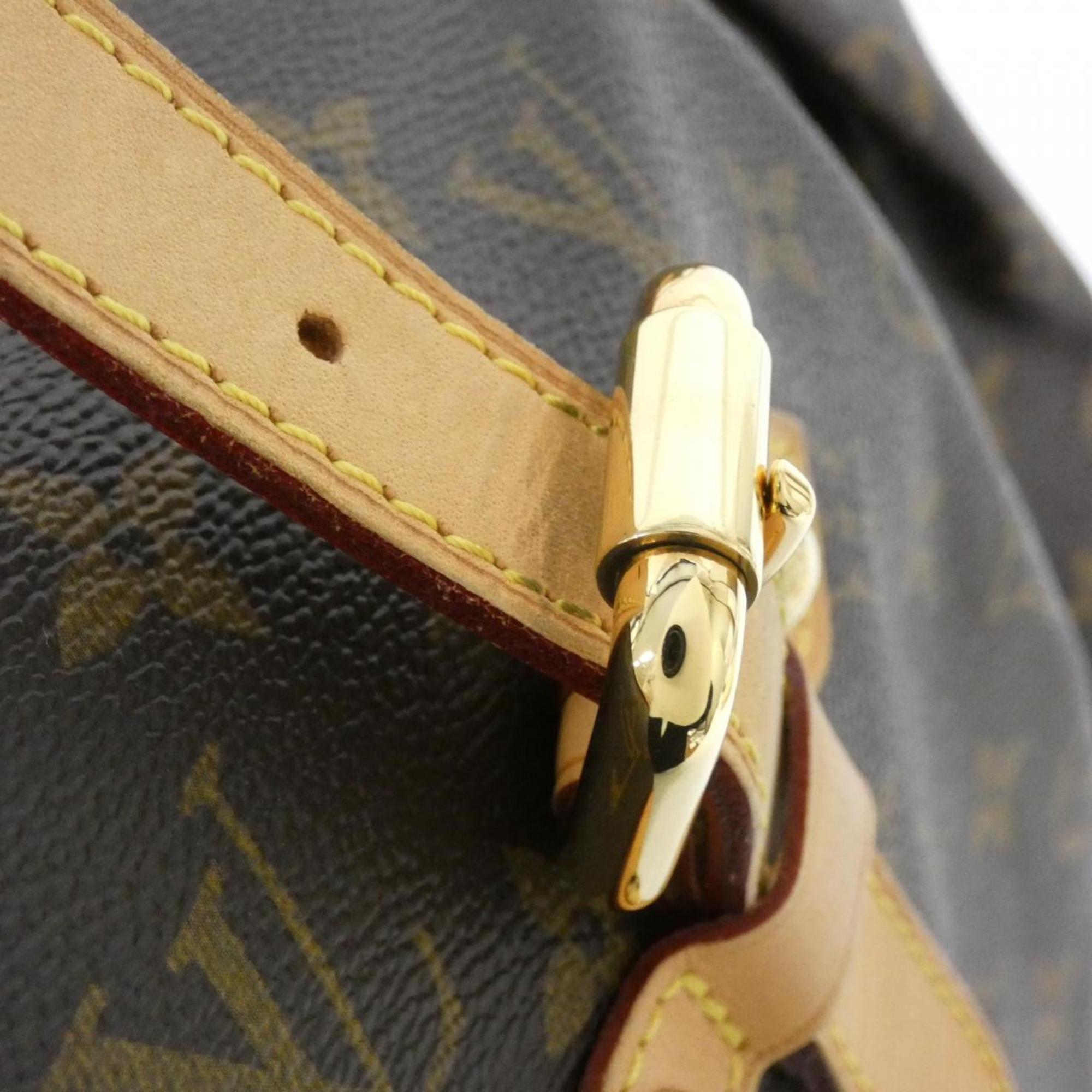 Louis Vuitton Monogram Marron Coated Canvas Handbag (Pre-Owned)